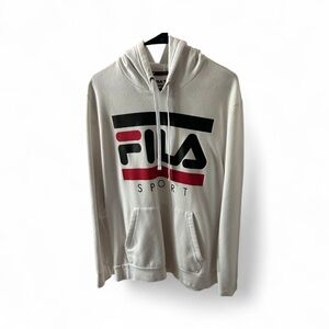 Fila Sport White Pullover size large